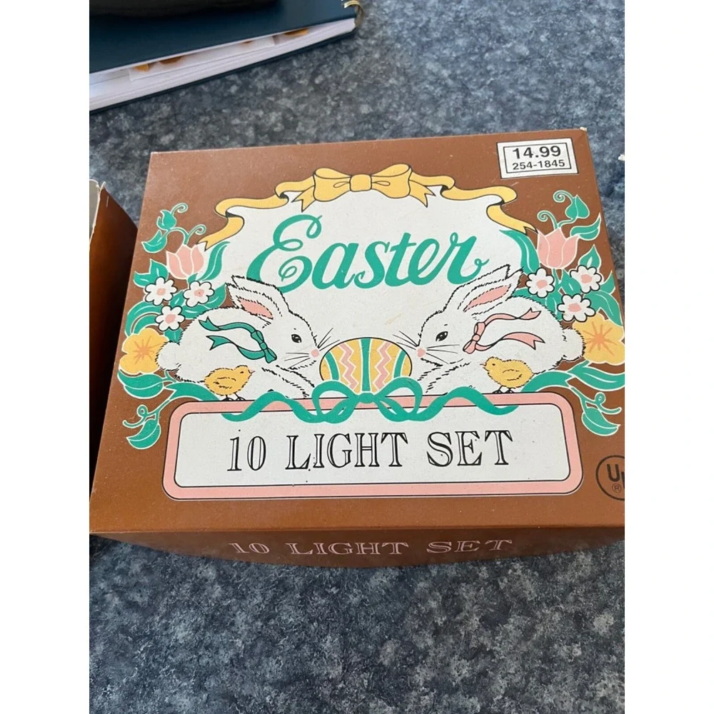 Vintage 1994 Easter Lights Carrot & Bunny Lites/lights-NEW IN BOX